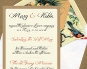 Mary & Robin Wedding Invitation Set