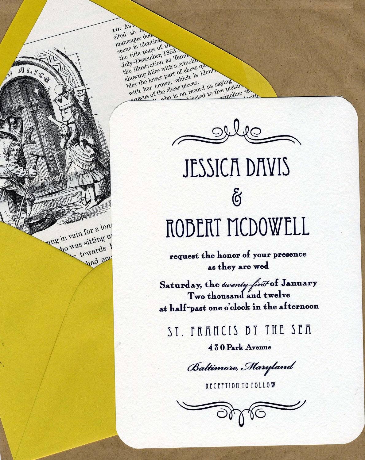 Jessica & Robert Wedding Invitation Set