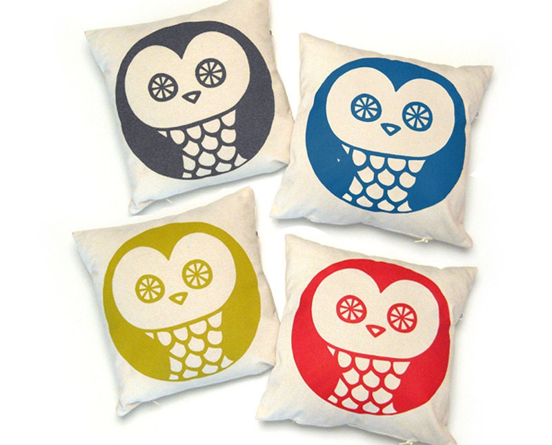 OWL Pillow - Cushion (Insert included)