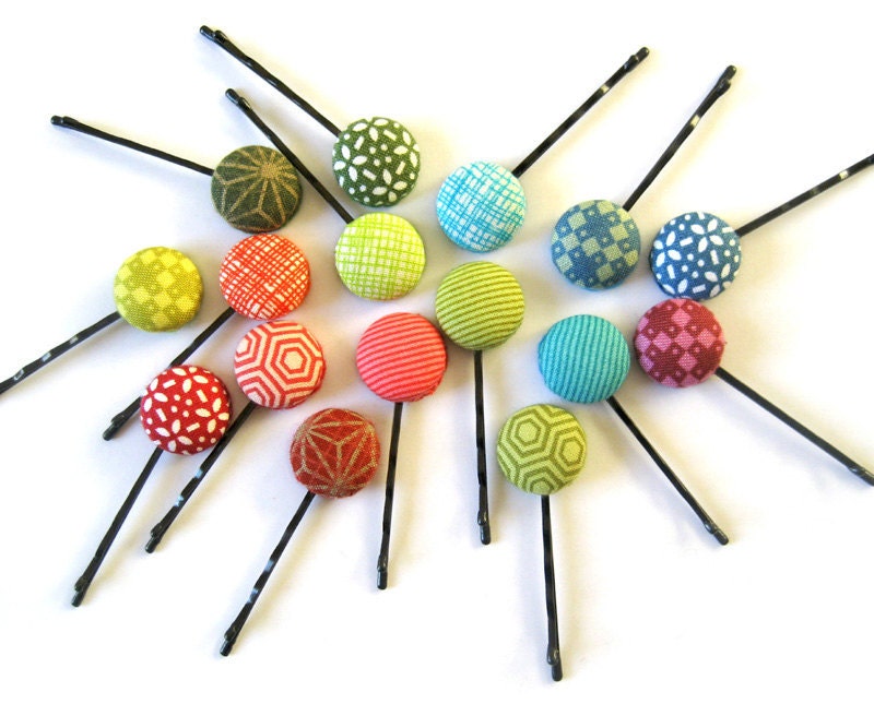 Fabric Hair Pin - Hair Accessories - Bobby pin