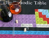Periodic Table (Dark) Kona Cotton Chemistry Science Fabric (Fat Quarter)