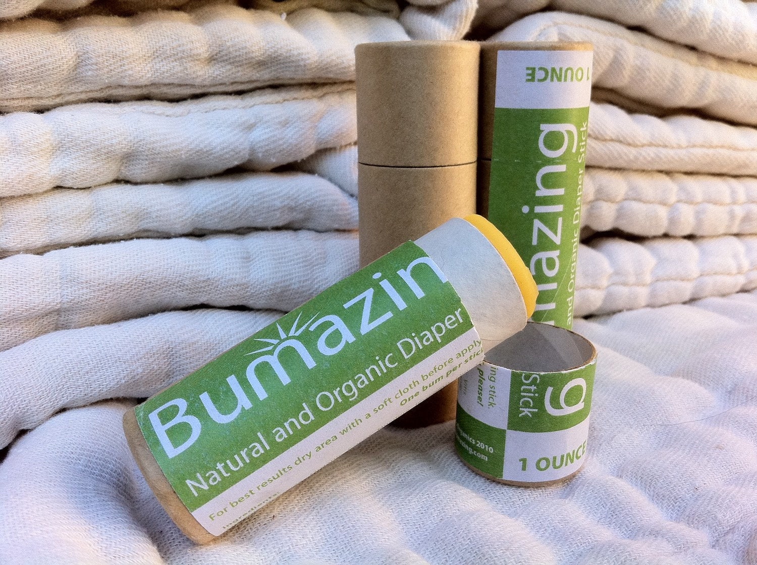 Bumazing Natural and Organic Diaper Rash Balm in an Eco Friendly Stick