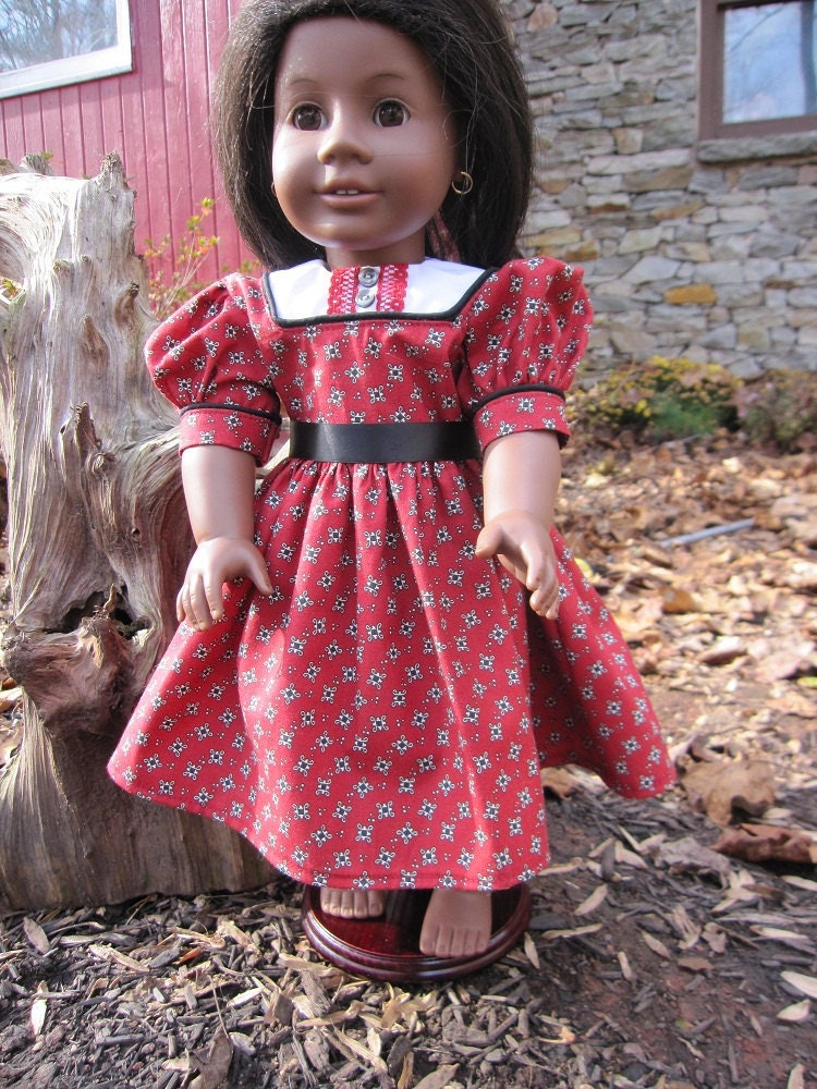 Addy's Holiday Dress-fits 18" American Girl Doll Addy