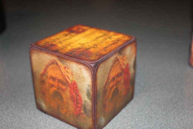 Vintage Santa Block