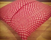 Upcycled Vintage Fabric Pink jacquard Envelope Pillow