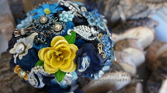 Vintage Brooch Bouquet - CUSTOM Made to Order Extra LARGE