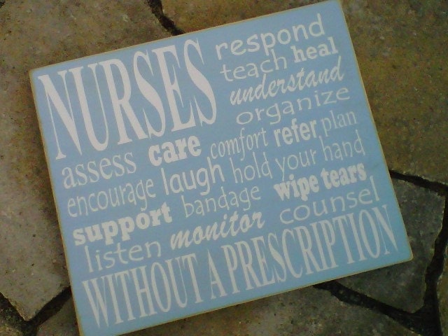 Nurses wooden sign by dressingroom5