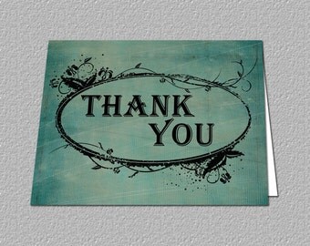 Simple Thank You Card, Note Card Set