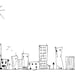 Urban Note Card, Urban Thank You Card Set, City, Decay