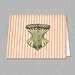 Vintage Corset Thank You Card, Lingerie Note Card, Bridal Shower Thank You