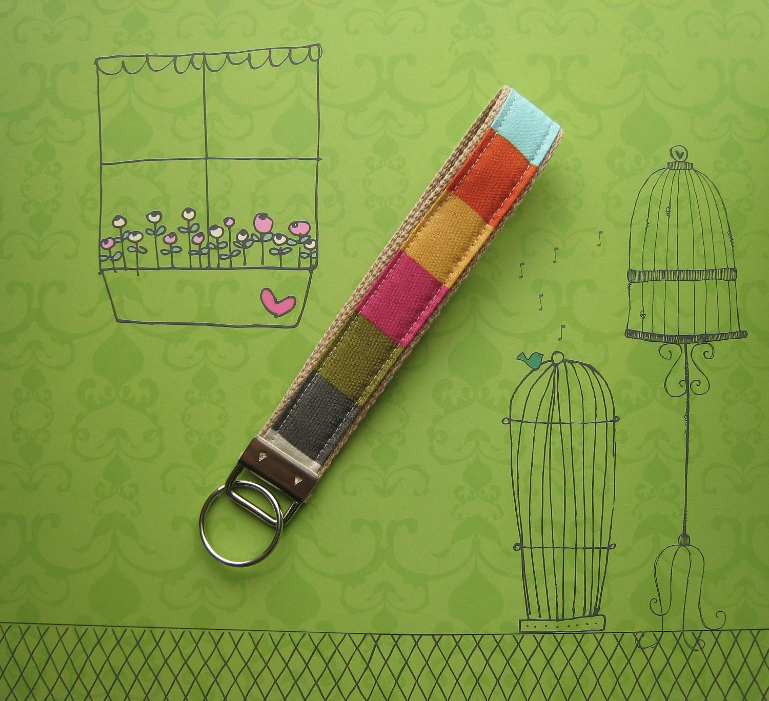 Key Fob - Color Blocking