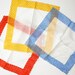 Itsy Bitsy Red, Yellow, and Blue Polka Dot Handkerchiefs or Pocket Squares (Set of Three)