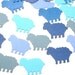 100 Mixed Blue Sheep die cut punch confetti scrapbooking embellishments - No846