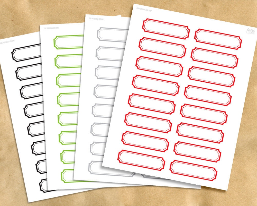 PRINTABLE LABELS / Assorted Vintage Style Labels