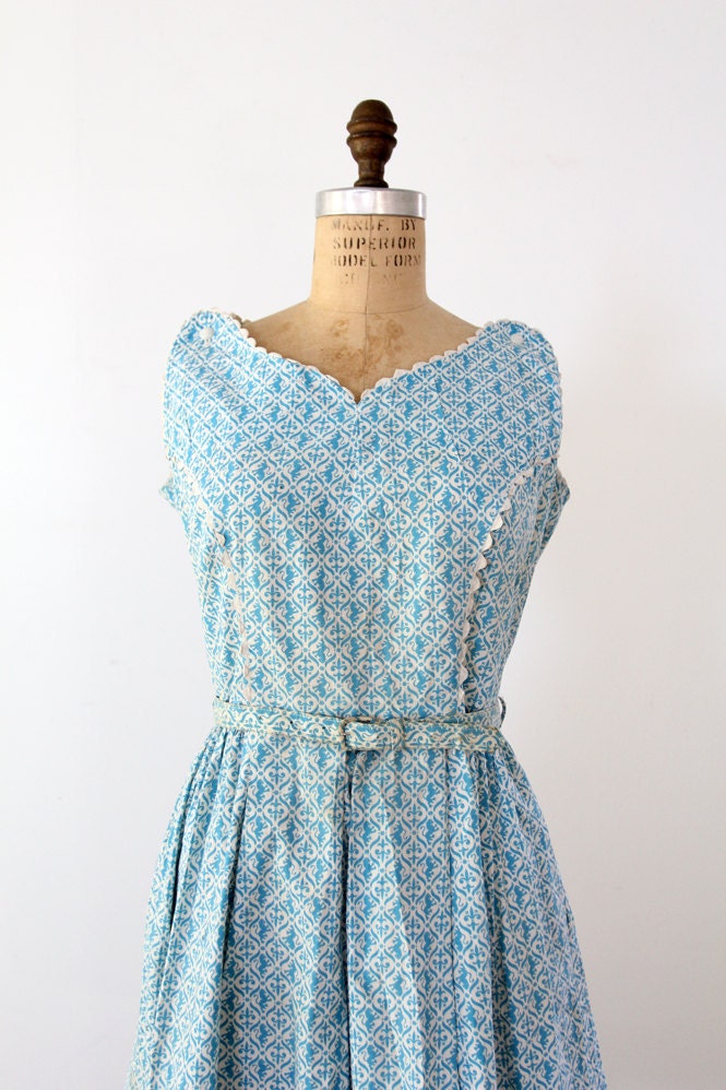 1950s dress // Vintage Garden Party Dress