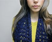 Deep Navy Eternity Scarf