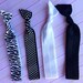 Elastic Hair Ties- The Black and White Collection