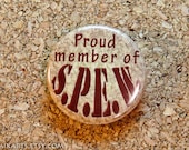 Harry Potter Proud Member of S.P.E.W. Pin-back Button