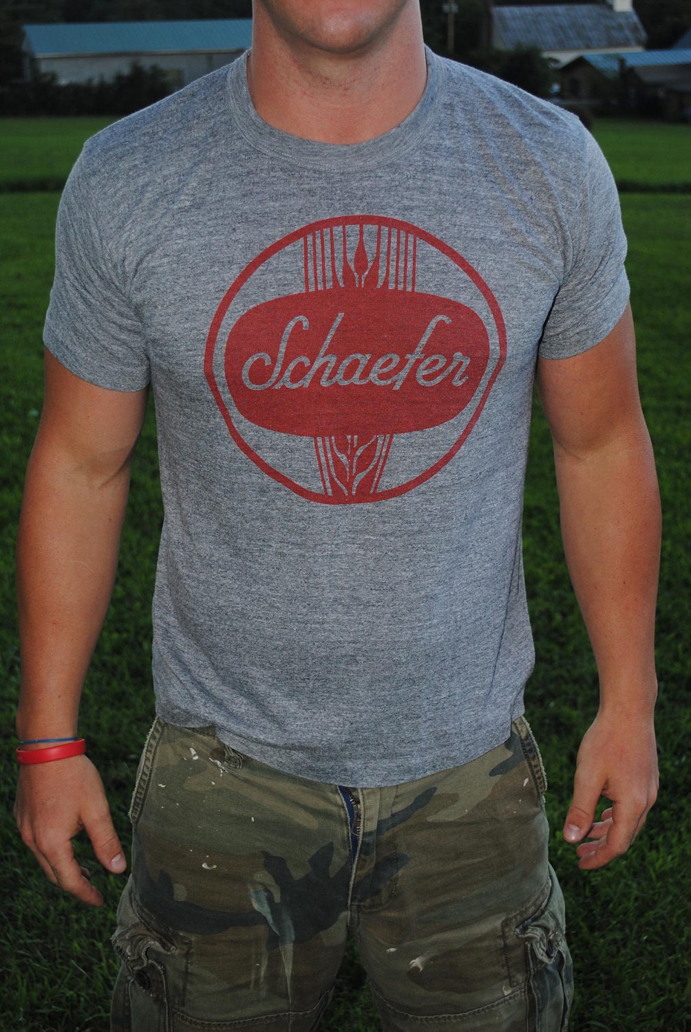 schaefer beer shirt