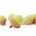 Felted Acorns, lime green citrus chartreuse  decor ecofriendly moss gift guide under 20 unisex