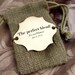 10 Burlap Wedding Favor Bags - The perfect blend - Personalized