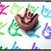Sign Language I Love You - ASL- Hand Carved Rubber Stamp