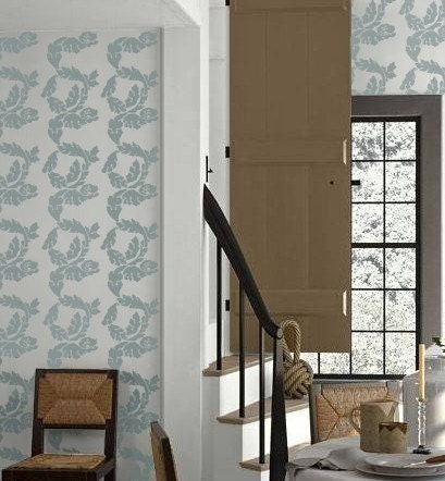 Stencil for Walls - Damask ACANTHUS - Wall STENCIL - Reusable - William Morris Inspired DIY Home Decor