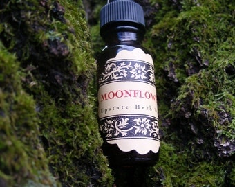 Moonflower Moisturizing Face Serum, with a Blend of Camellia & Rosehip, plus Rosewood, Myrrh, Jasmine, Sandalwood, Pomegranate Extracts
