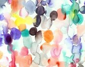 Watercolour Blobs - A4 Print