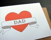 Dad Heart: Single Card