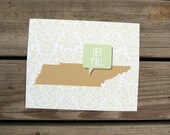 Hey Y'all Tennessee: 8x10 Print