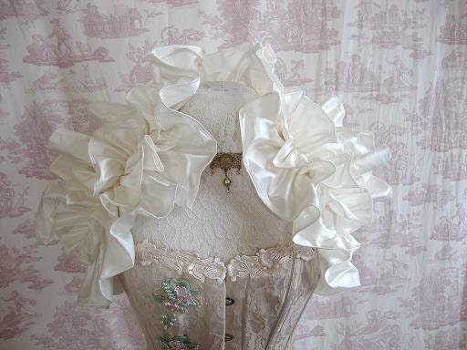 Dupioni Silk Wedding Shrug STEAMPUNK Burlesque Bridal By Gothic Burlesque