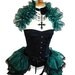ABSINTH GODDESS Chiffon Burlesque Bustle Skirt GOTHIC Steampunk