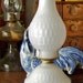 Milk Glass Honey Comb Oil Lamp