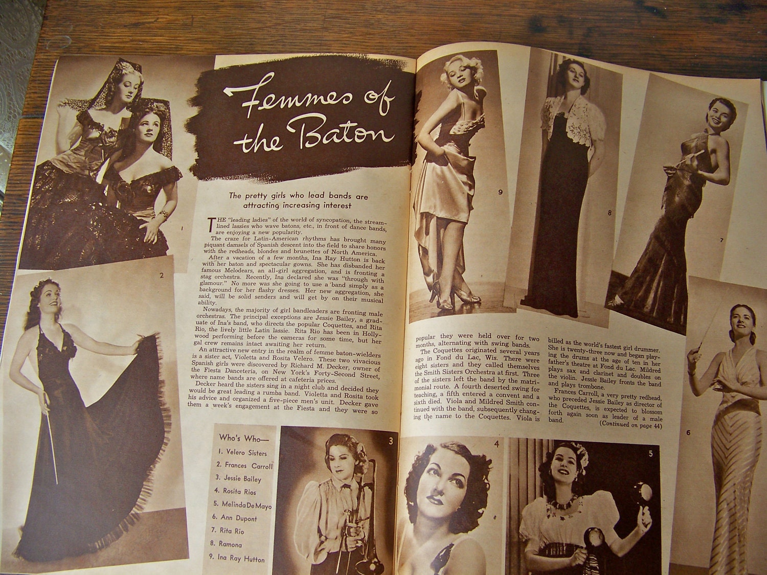 Vintage Magazine Music Makers 1940