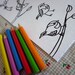 Beautiful Birds colouring book