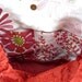 Velvet and Embroidered Handbag Tote Bag