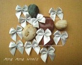60 PCS Handmake Light Grey Butterfly Knot  for Altered Coutme ,Accessories, Corsage,Gift Installation.
