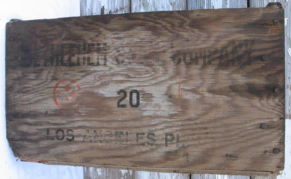 Bethlehem Steel Company Wood Box Old