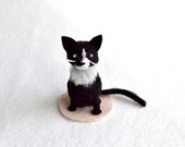 custom pet portrait - 3d felt miniature plush portrait of your pet