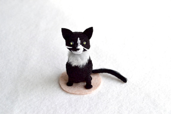 custom pet portrait - 3d felt miniature plush portrait of your pet