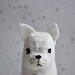 lost french bulldog puppy - felt soft sculpture