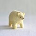 natural spirit bear - felt bear soft sculpture by royalmint