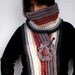 Multicolor Fashion Scarf Super Soft mixed Wool Scarf Woman Crocheted Scarf