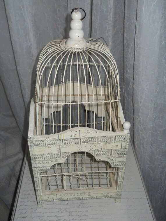 upcycled shabby chic bird cage by tinkermelz on etsy upcycled shabby chic bird cage by tinkermelz on etsy