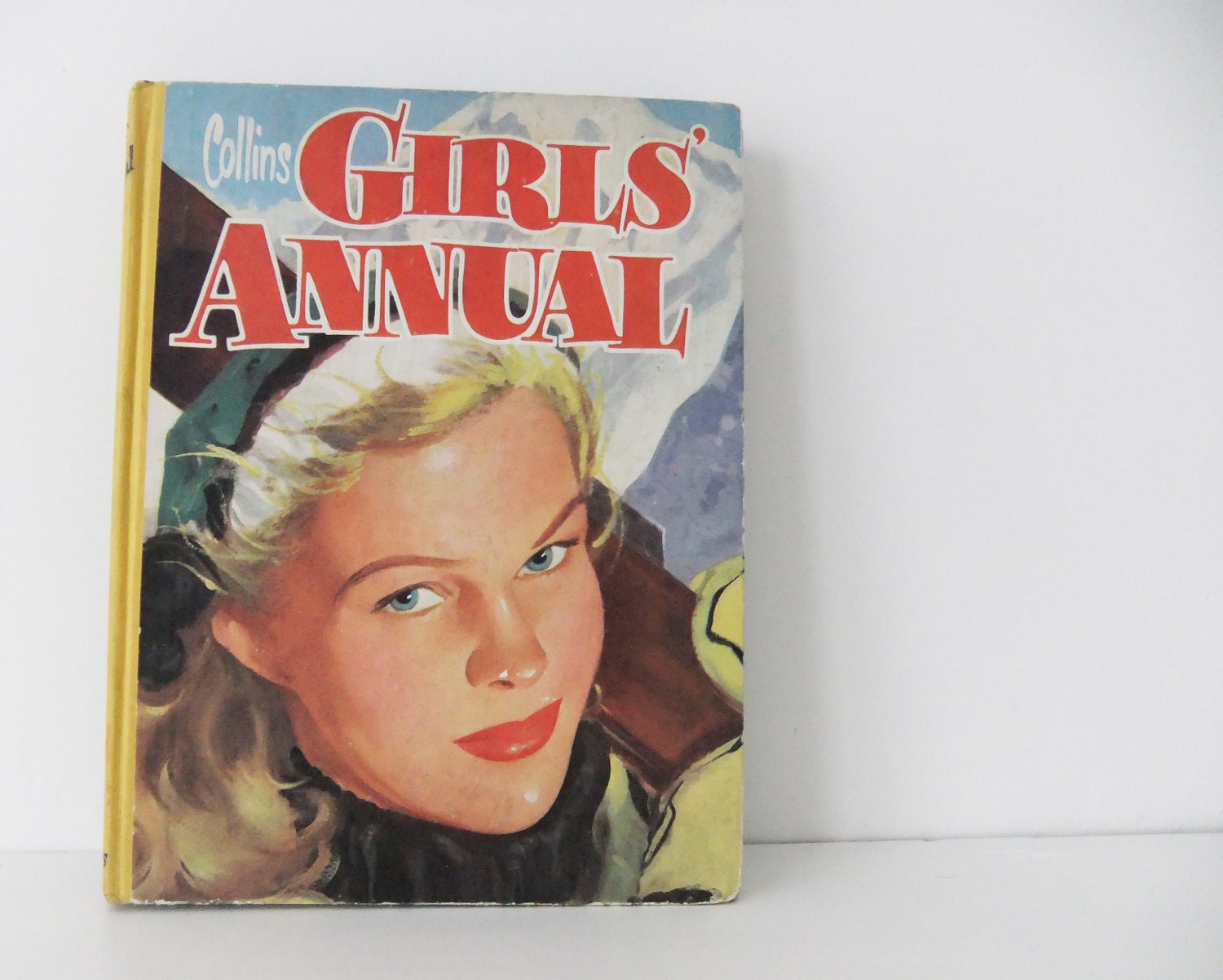 Vintage book - Collins Girls Annual, 1957 - Mothers Day gift - childhood nostalgia - childrens storybook