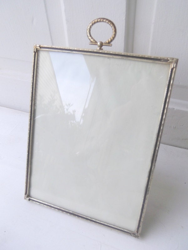 Large Vintage Metal Picture Frame