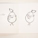 comic zine / chapbook / storybook about pears - "Winter Stroll"