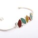 Sterling Silver Bracelet - Colorful Seeds