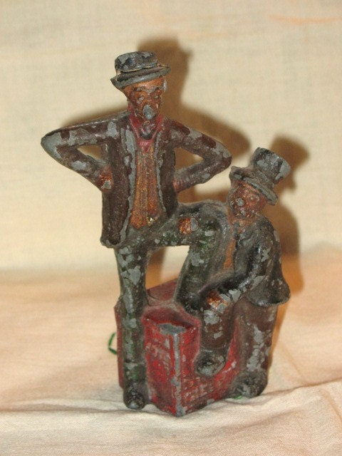Mutt and Jeff Cast Iron Bank